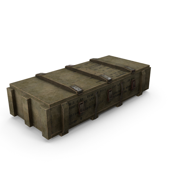 Ammunition Box: Ammo Boxes Single PNG & PSD Images