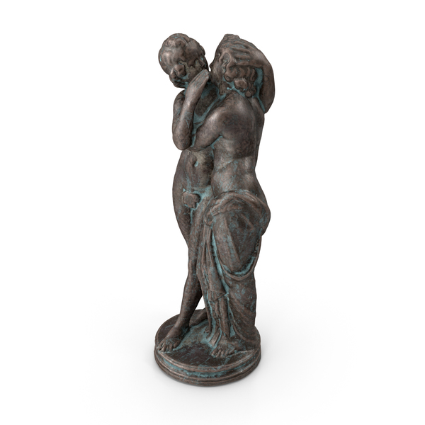 Statue: Amor and Pyche Bronze Outdoor PNG & PSD Images Statue: Amor and Pyche Bronze Outdoor PNG & PSD Images