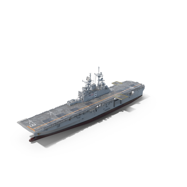 Amphibious Assault Ship LHA-6 PNG & PSD Images
