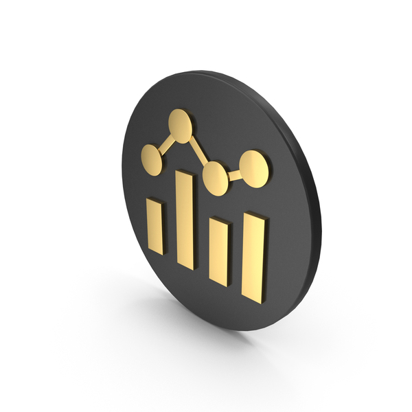 Bar Graph: Analytic Icon Black Gold PNG & PSD Images Bar Graph: Analytic Icon Black Gold PNG & PSD Images