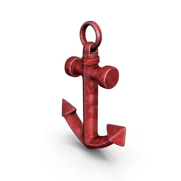 Anchor Old Red Metallic PNG & PSD Images Anchor Old Red Metallic PNG & PSD Images