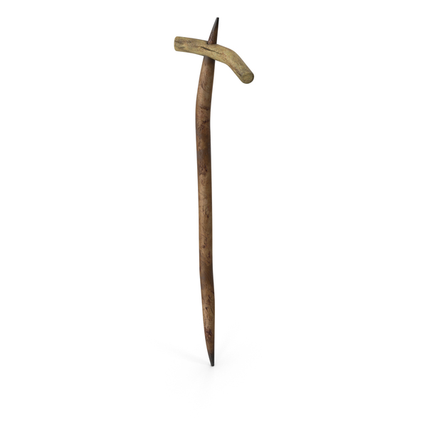 Mattock: Ancient Digging Stick Tool PNG & PSD Images