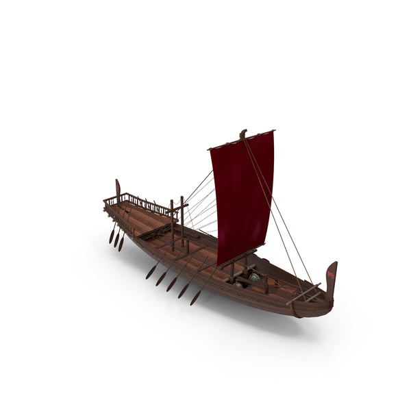 Barge: Ancient Egyptian Merchant Ship PNG & PSD Images