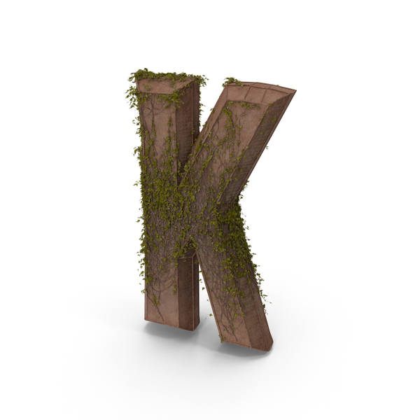 Language: Ancient Stone With Ivy Letter K PNG & PSD Images Language: Ancient Stone With Ivy Letter K PNG & PSD Images