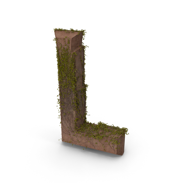 Language: Ancient Stone With Ivy Letter L PNG & PSD Images Language: Ancient Stone With Ivy Letter L PNG & PSD Images