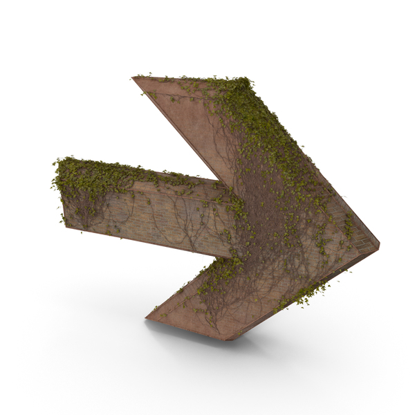 Directional: Ancient Stone with Ivy Vines Symbol Arrow PNG & PSD Images Directional: Ancient Stone with Ivy Vines Symbol Arrow PNG & PSD Images