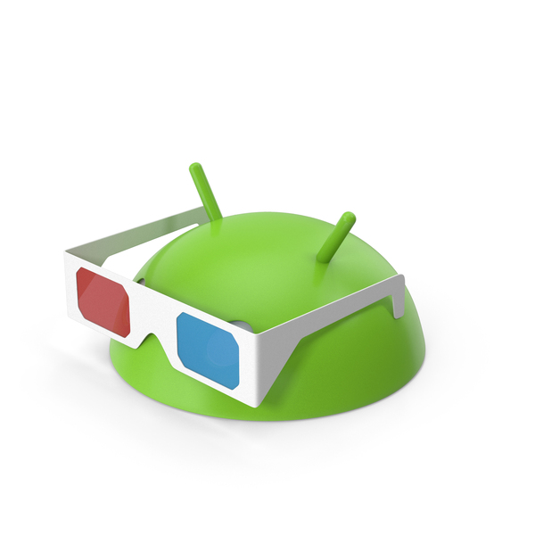 Logo: Android Head And 3D Glasses PNG & PSD Images Logo: Android Head And 3D Glasses PNG & PSD Images