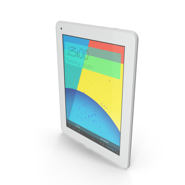 Computer: Android Silver PC Tablet 10" PNG & PSD Images Computer: Android Silver PC Tablet 10" PNG & PSD Images