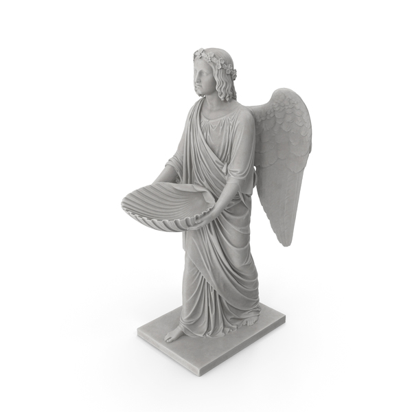 Statuette: Angel Holy Water PNG & PSD Images