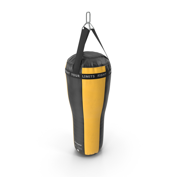 Angle Boxing Heavy Yellow And Black Bag PNG & PSD Images Angle Boxing Heavy Yellow And Black Bag PNG & PSD Images
