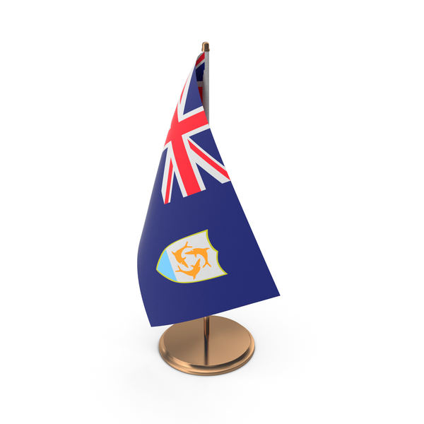 Flag: Anguilla Desk Flag. PNG & PSD Images Flag: Anguilla Desk Flag. PNG & PSD Images