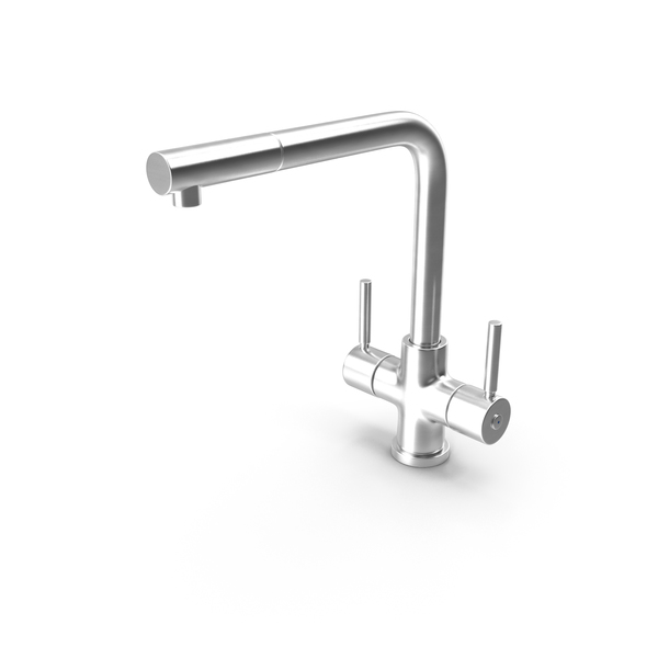 Faucet: Angular Dual Lever Sink Mixer Tap PNG & PSD Images Faucet: Angular Dual Lever Sink Mixer Tap PNG & PSD Images