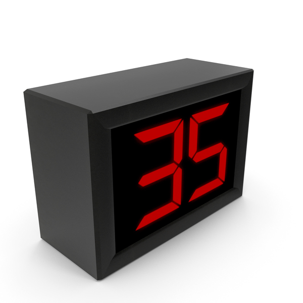 Clock Radio: Animated Digital Countdown Timer/Clock PNG & PSD Images