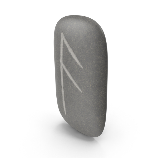 Language: Ansuz Rune Stone PNG & PSD Images