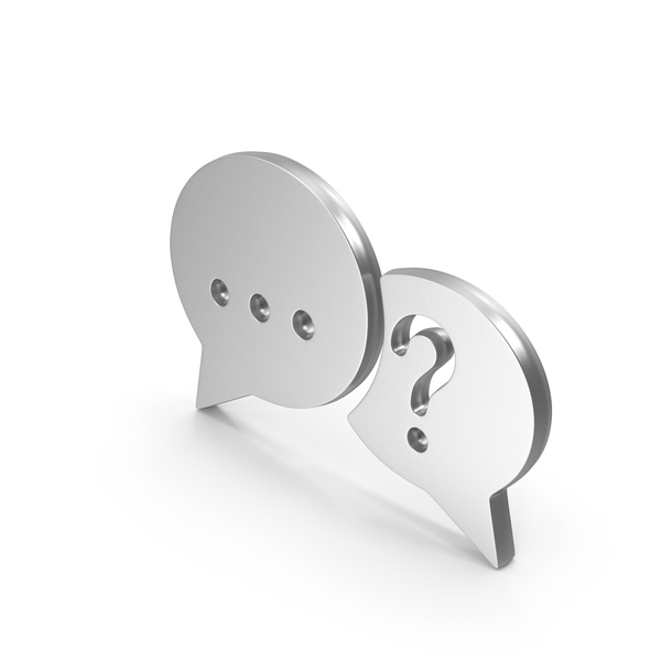 Speech Balloon: Answers bubbles Question Mark Silver PNG & PSD Images Speech Balloon: Answers bubbles Question Mark Silver PNG & PSD Images