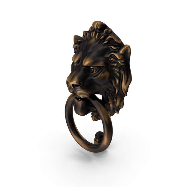 Antique Brass Lion Door Knocker PNG & PSD Images Antique Brass Lion Door Knocker PNG & PSD Images