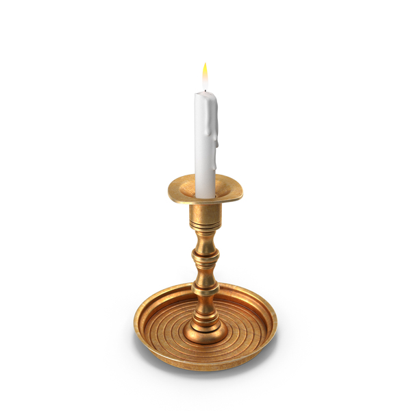 Antique Candlestick With Wax Candle PNG & PSD Images Antique Candlestick With Wax Candle PNG & PSD Images
