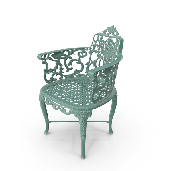 Outdoor: Antique Victorian Cast Iron Rose Green Garden Chair PNG & PSD Images Outdoor: Antique Victorian Cast Iron Rose Green Garden Chair PNG & PSD Images