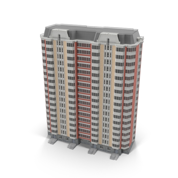 Building: Apartment House P44T PNG & PSD Images