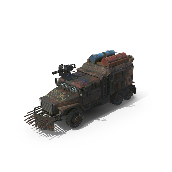Fictional Automobile: Apocalyptic Truck PNG & PSD Images