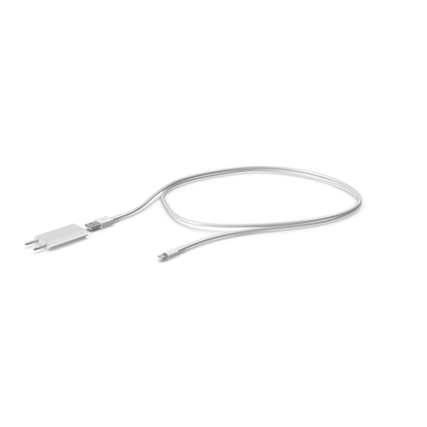Apple 5W USB Power Adapter and Lightning Cable PNG & PSD Images Apple 5W USB Power Adapter and Lightning Cable PNG & PSD Images