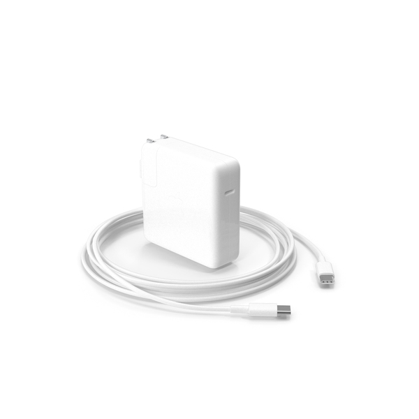 Charger: Apple 61W Type C Power Adapter with Cable PNG & PSD Images