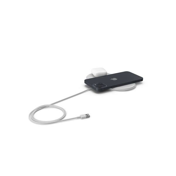 Phone: Apple AirPower Wireless Charger With iPhone 14 Plus And AirPods 3 PNG & PSD Images Phone: Apple AirPower Wireless Charger With iPhone 14 Plus And AirPods 3 PNG & PSD Images