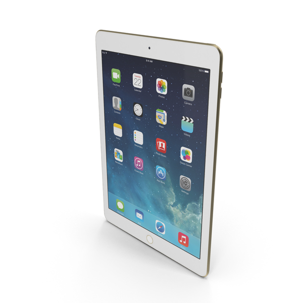 Tablet Computer: Apple iPad Air 2 Gold PNG & PSD Images Tablet Computer: Apple iPad Air 2 Gold PNG & PSD Images