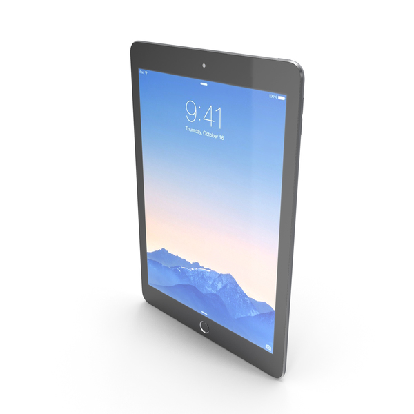 Tablet Computer: Apple iPad Air 2 Space Gray PNG & PSD Images Tablet Computer: Apple iPad Air 2 Space Gray PNG & PSD Images