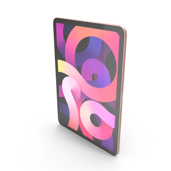 Tablet Computer: Apple iPad Air 4 2020 Rose Gold PNG & PSD Images Tablet Computer: Apple iPad Air 4 2020 Rose Gold PNG & PSD Images