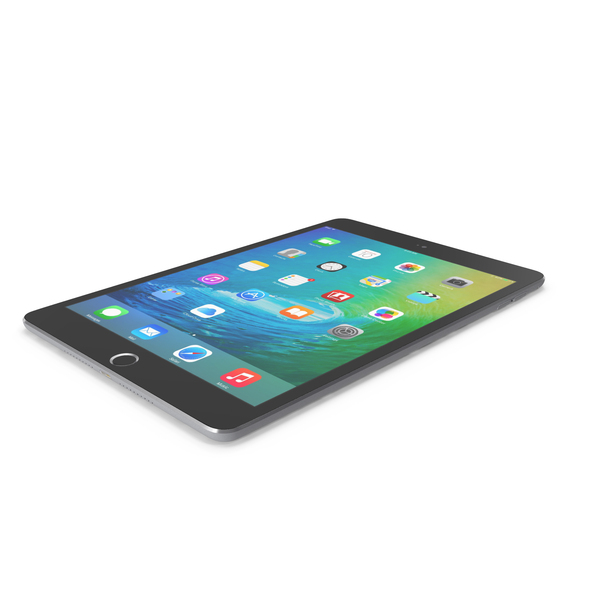 Tablet Computer: Apple iPad Mini 4 Space Gray PNG & PSD Images Tablet Computer: Apple iPad Mini 4 Space Gray PNG & PSD Images