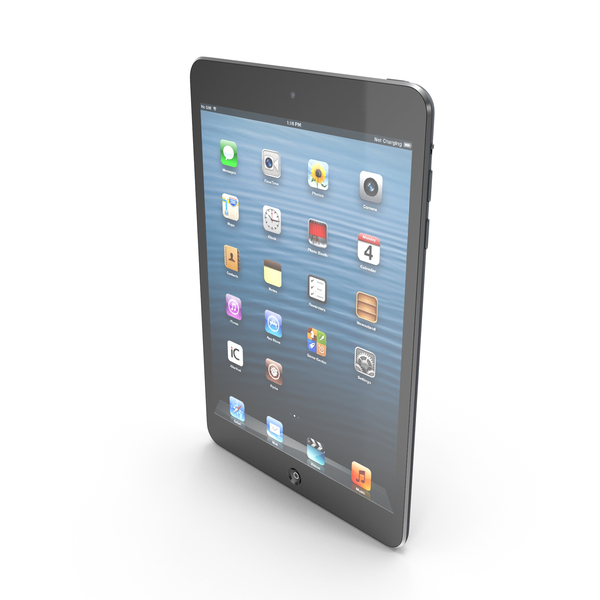 Tablet Computer: Apple iPad Mini Blue PNG & PSD Images Tablet Computer: Apple iPad Mini Blue PNG & PSD Images