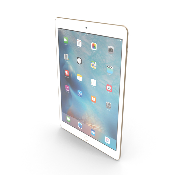 Tablet Computer: Apple iPad Pro 9.7 Gold PNG & PSD Images Tablet Computer: Apple iPad Pro 9.7 Gold PNG & PSD Images