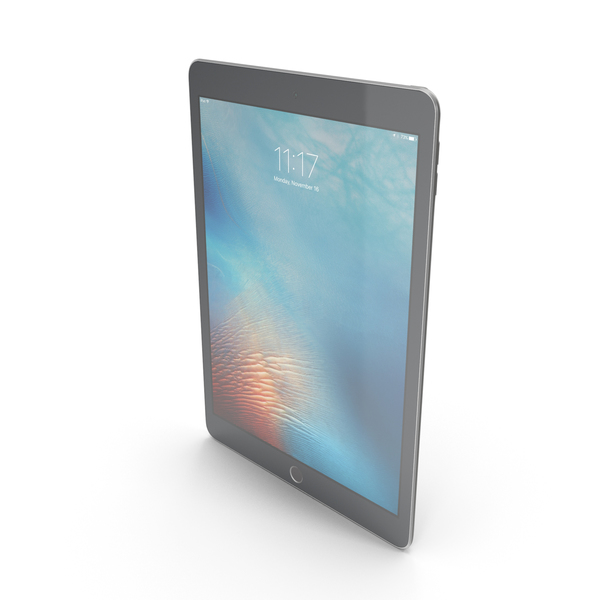 Tablet Computer: Apple iPad Pro 9.7 Space Gray PNG & PSD Images Tablet Computer: Apple iPad Pro 9.7 Space Gray PNG & PSD Images