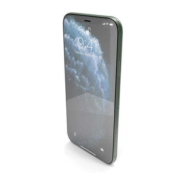 Smartphone: Apple iPhone 11 Pro Max Midnight Green PNG & PSD Images Smartphone: Apple iPhone 11 Pro Max Midnight Green PNG & PSD Images