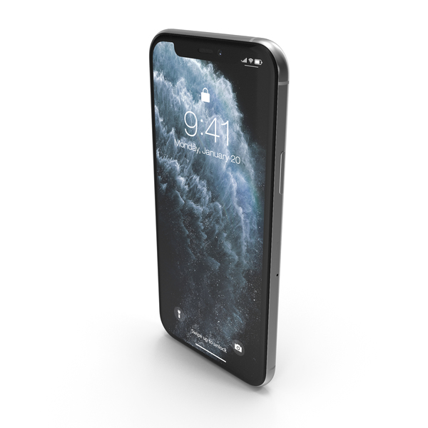 Smartphone: Apple iPhone 11 Pro Silver PNG & PSD Images Smartphone: Apple iPhone 11 Pro Silver PNG & PSD Images