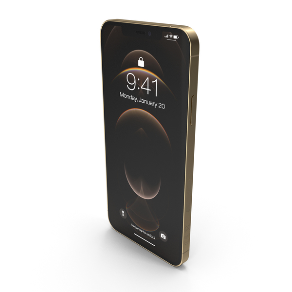 Smartphone: Apple iPhone 12 Pro Max Gold PNG & PSD Images Smartphone: Apple iPhone 12 Pro Max Gold PNG & PSD Images