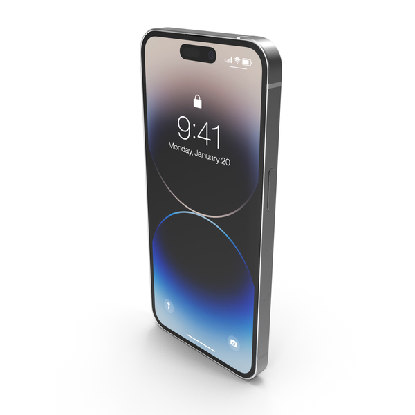 Smartphone Camera: Apple iPhone 14 Pro Silver PNG & PSD Images