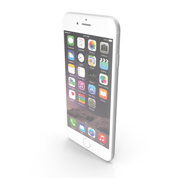 Smartphone: Apple iPhone 6 Plus Silver PNG & PSD Images Smartphone: Apple iPhone 6 Plus Silver PNG & PSD Images