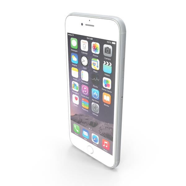 Smartphone: Apple iPhone 6 Plus Silver PNG & PSD Images Smartphone: Apple iPhone 6 Plus Silver PNG & PSD Images