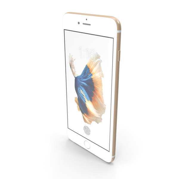 Apple iPhone 6s Plus Gold PNG & PSD Images Apple iPhone 6s Plus Gold PNG & PSD Images