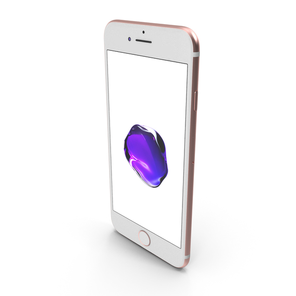 Smartphone: Apple iPhone 7 Rose Gold PNG & PSD Images Smartphone: Apple iPhone 7 Rose Gold PNG & PSD Images