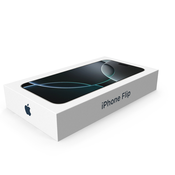 Apple iPhone Flip Packaging Box PNG & PSD Images