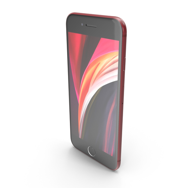Smartphone: Apple iPhone SE (2020) Red PNG & PSD Images