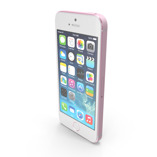 Apple iPhone SE Rose Gold PNG & PSD Images
