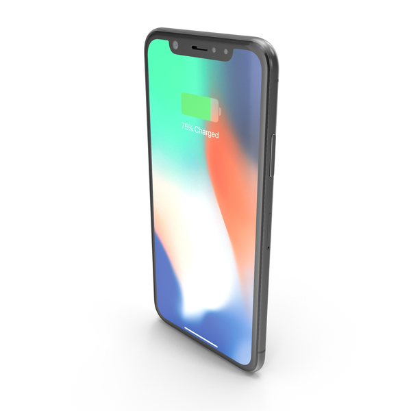 Smartphone: Apple iPhone X Space Gray PNG & PSD Images Smartphone: Apple iPhone X Space Gray PNG & PSD Images