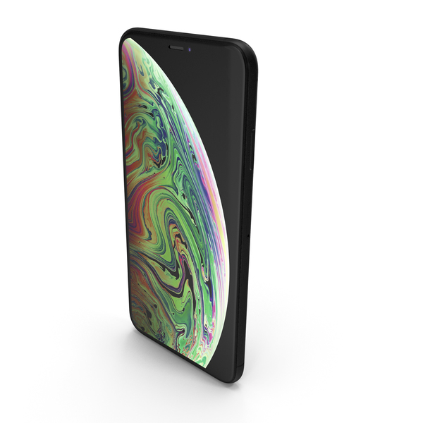 Smartphone: Apple iPhone Xs Max Space Gray PNG & PSD Images