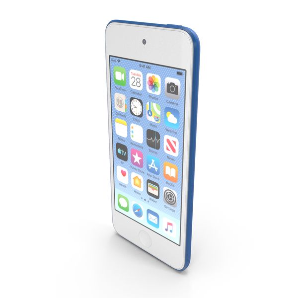 Apple iPod Touch Blue PNG & PSD Images Apple iPod Touch Blue PNG & PSD Images
