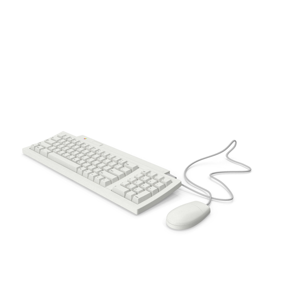 Computer: Apple Keyboard II and Mouse PNG & PSD Images Computer: Apple Keyboard II and Mouse PNG & PSD Images
