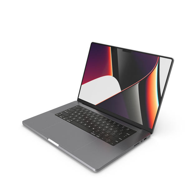 Laptop: Apple MacBook Pro 16 inch Space Grey PNG & PSD Images